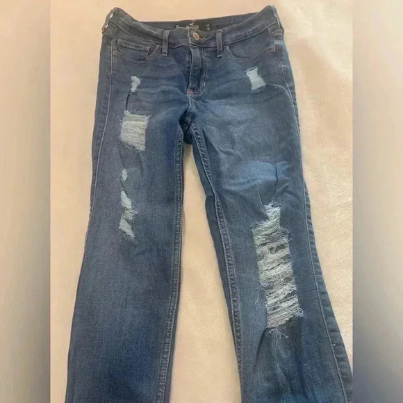 Hollister Mid Rise Super Skinny Jeans 3S W26 L 26 Soft Stretch - Picture 3 of 7